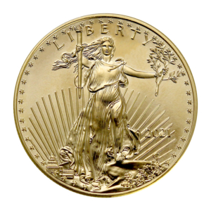 Zlatá mince 1 oz american eagle 2021 typ 2
